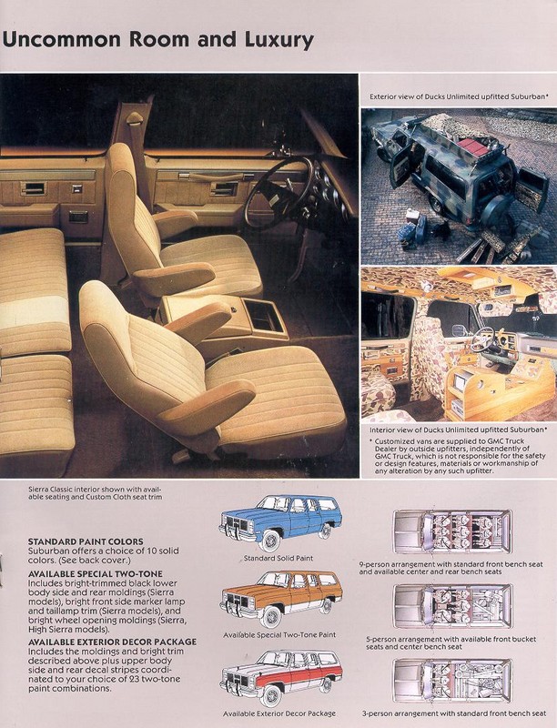 1987 GMC V-Jimmy Surburban Brochure Page 13